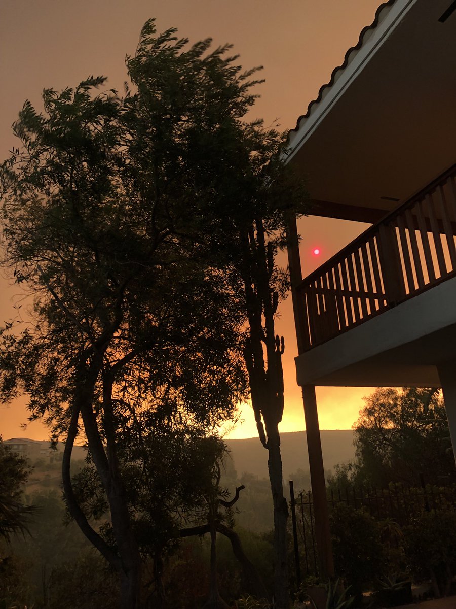 PRasmussen_ICS's tweet photo. @CarlanePassman We live on #SFooseRoad just off of #deckercanyon about a half mile down from the fire station. These were taken at 9:30AM Friday as we were evacuating due to the #woolseyfire https://t.co/X1jf0O8DYq