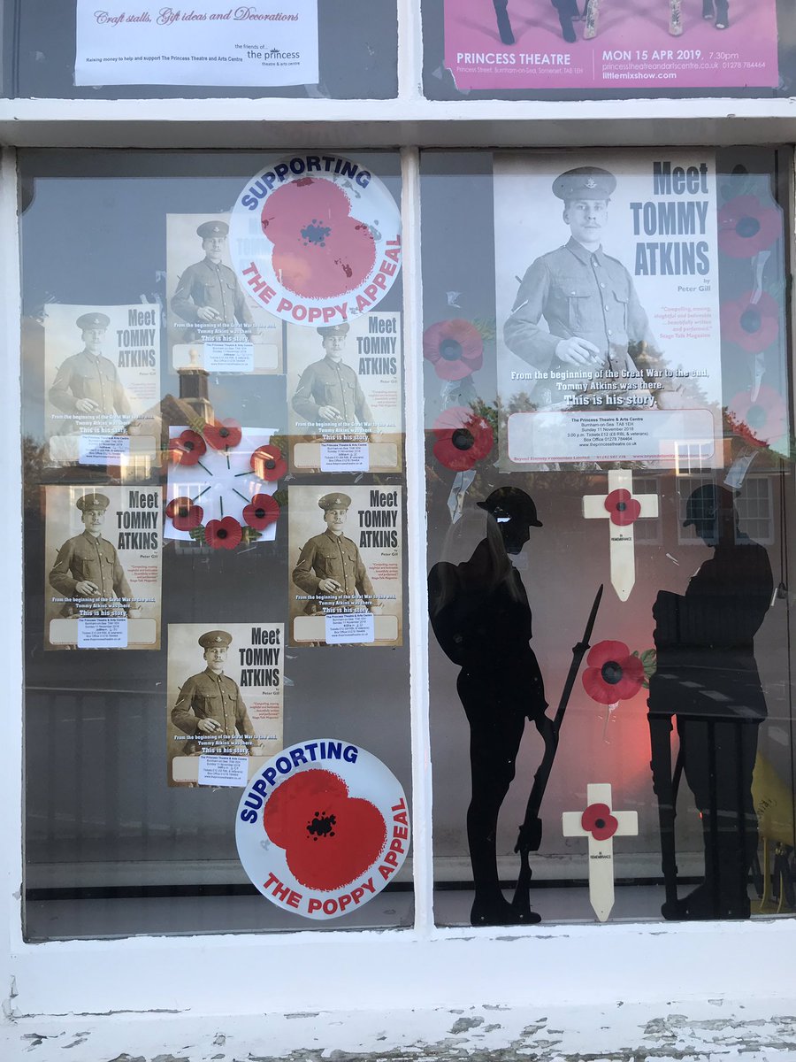 All set up for <a href="/MeetTommyAtkins/">Meet Tommy Atkins</a> today @ThePrincessTalk in Burnham on Sea