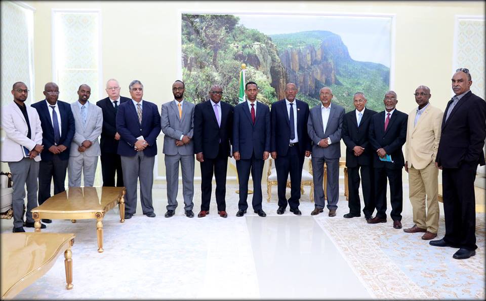 musebiihi's tweet photo. Received a joint delegation from #IGAD and the #United Nations. Discussed a wide range of issues including regional security, UN development programmes and  #Somaliland - Somalia talks. https://t.co/0Q3KfJz5XF