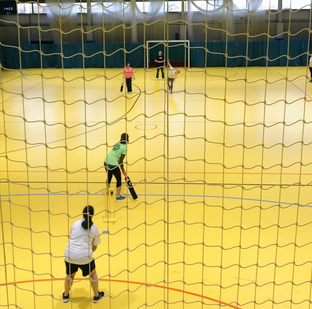 KentCricketDev's tweet photo. *Kent Cricket Women’s Indoor Softball Festival* underway here at Polo Farm with 5 teams participating. Great atmosphere and plenty of play #womenscricketinkent https://t.co/VfrsWqZ2Fk