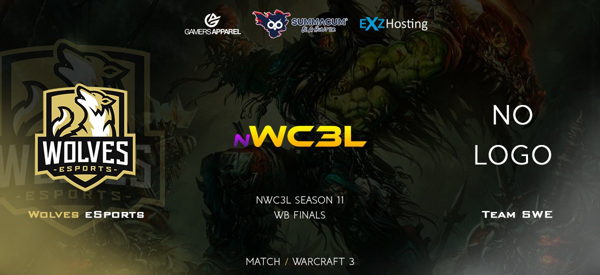 wolves_esports's tweet photo. We're getting closer to the final matches of the 11th #NWC3L season! While team 1 faces Team SWE in the WB Finals, we've got the second team of #WolvesWC3 facing HOT ELITE in the loser's quarter-finals!

#KeepHowling https://t.co/1rflSDigZp