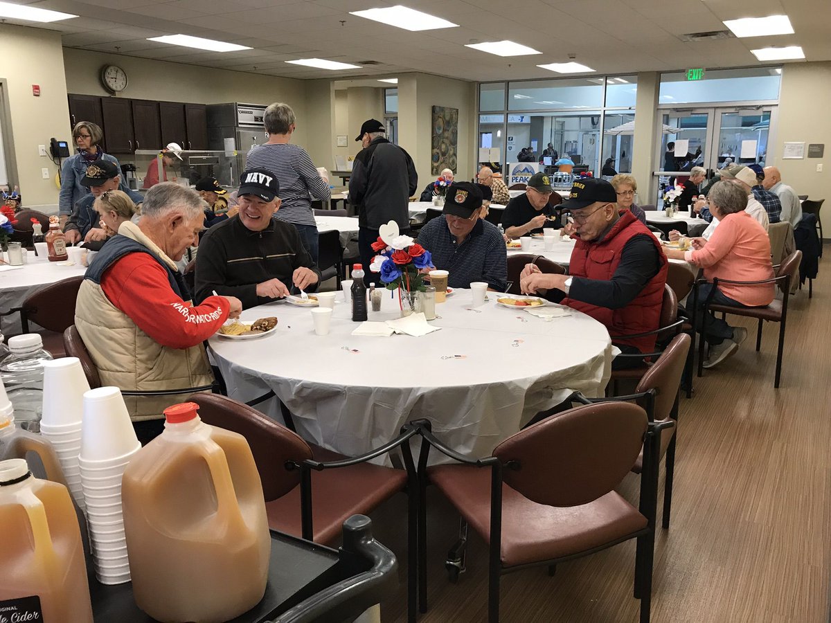 CommonsPenn's tweet photo. Happy Veterans' Day! Last week we had our annual breakfast and ceremony! Thank you to all who joined us! #northpenncommons #buildingcommunityoncommongrounds https://t.co/P1WHR1Nwng