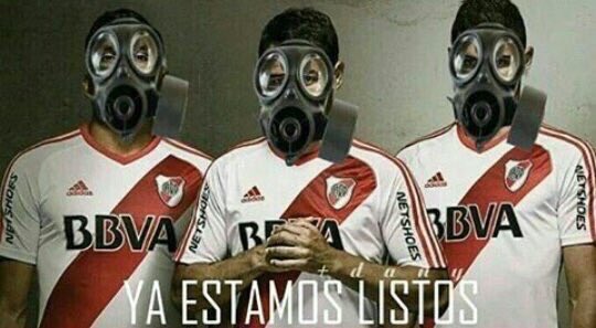 #EsHoyRiver
#ParaSerCampeonHoyHayQueGanar
#VAMOSRIVER 
#VosTirasteGasPimienta