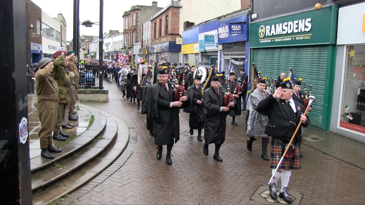 AyrshireFilmCo's tweet photo. Taylor, Eddy and Jack Keen attended the Remembrance parades in Saltcoats and Largs today. Eddy is producing a short video of the Saltcoats ceremony soon. Here are some stills from the day. https://t.co/5njGI9HLk9
