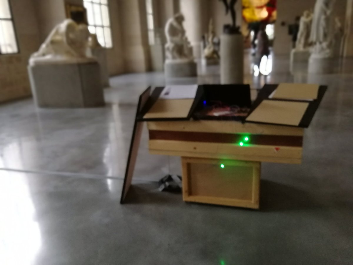 TGuillaumont's tweet photo. Crash Test @MuseomixNord @WunderteamM. Work in progress https://t.co/dpKSg29VWi