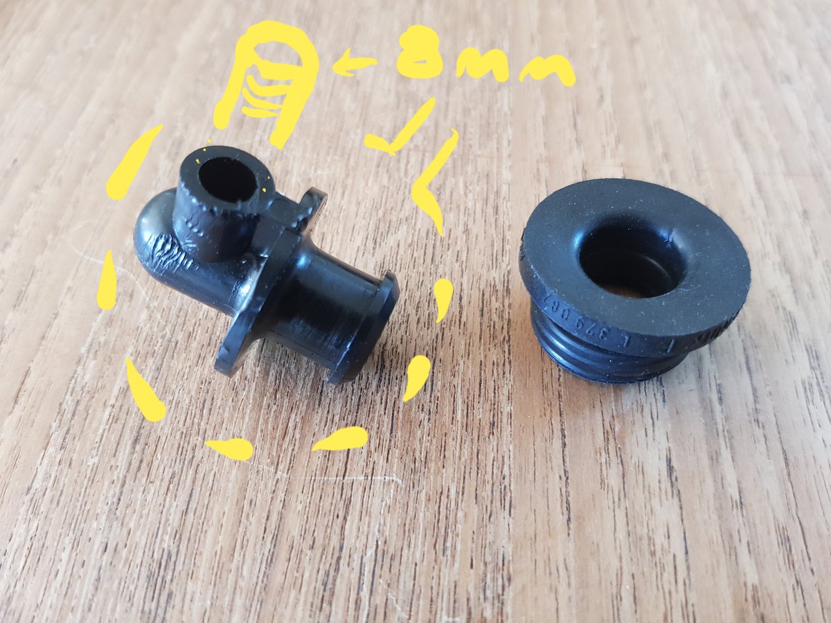 Odd request: I'm looking for a supplier with an alternative to this part on a renault5 (bendix) master cylinder. I need one with an 8mm push-on fitting for a remote reservoir.