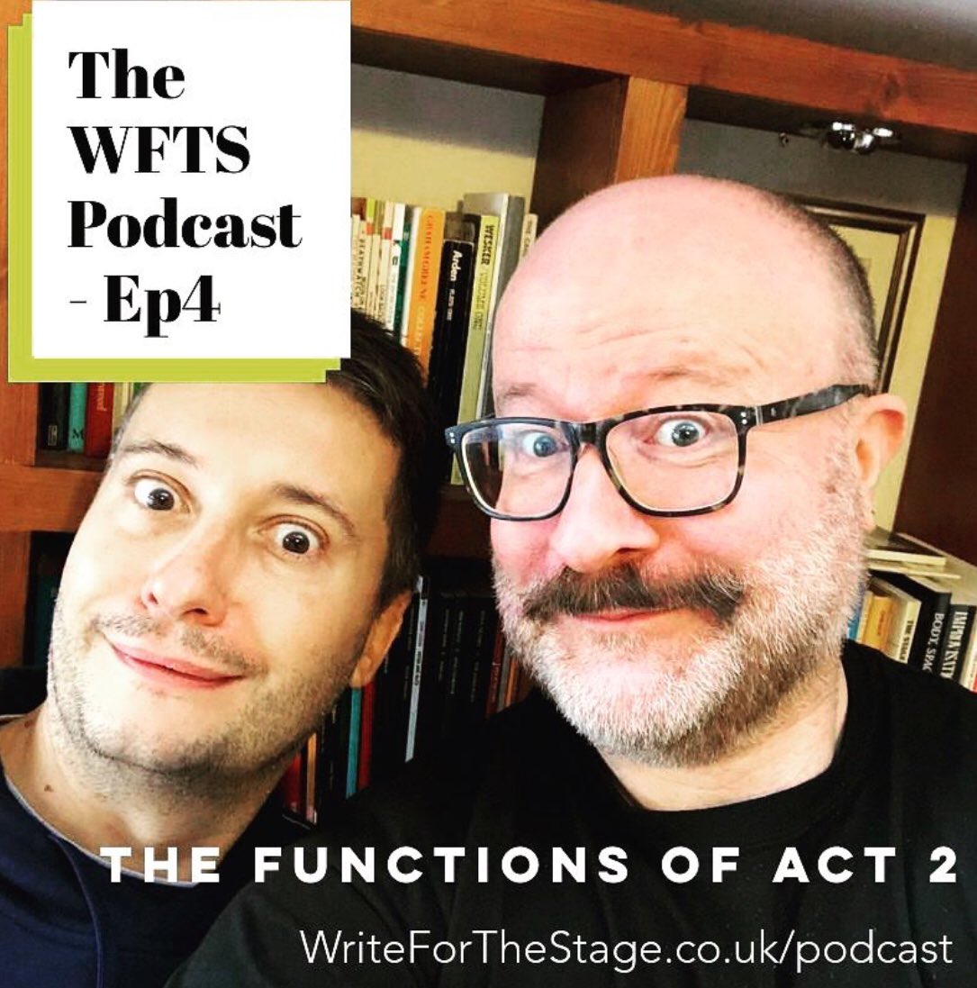 Write4TheStage's tweet photo. Episode 4 of The @Write4TheStage Podcast is out now. @spikal &amp; @stephenmhornby from @inkbrew discuss Act 2 of their favourite plays. They discuss Cat On a Hot Tin Roof, Angels of America, Ear For Eye, and Faraway. https://t.co/u1FVqXX5PR or search on your podcast player. https://t.co/qnQQjbkbea