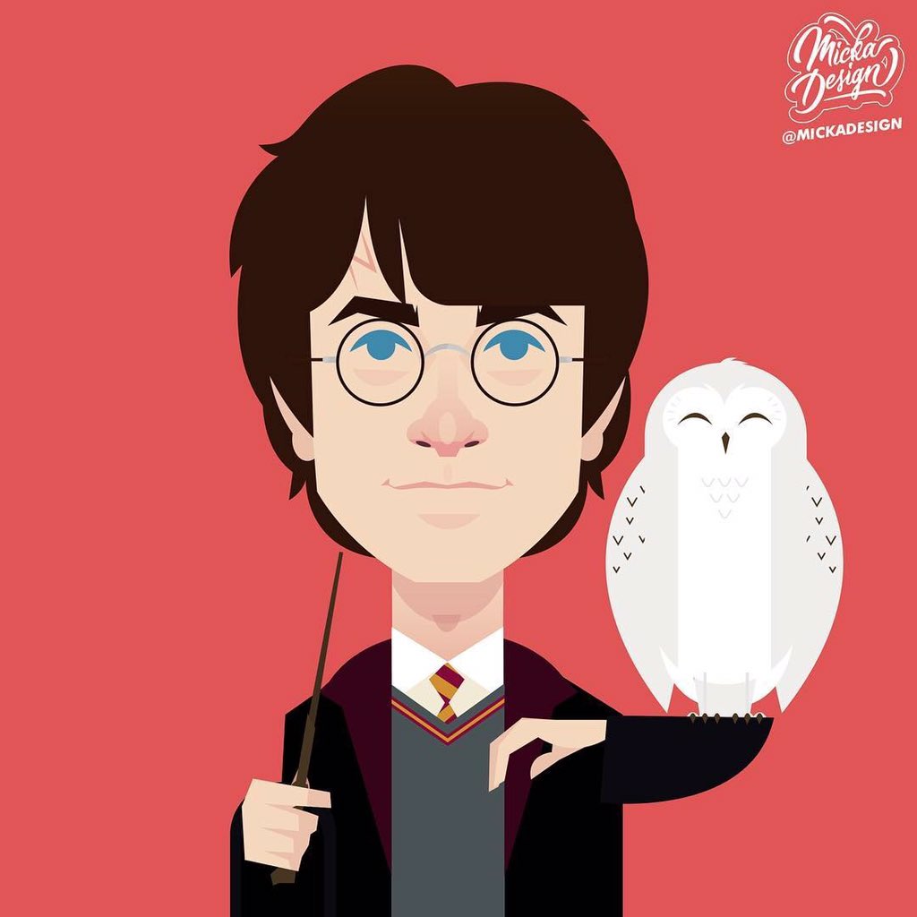 LeMickaDesign's tweet photo. Je suis en train de me refaire l’intégralité des Harry Potter sur @NetflixFR donc forcément petite illu⚡️🧙‍♂️ https://t.co/NkZehTSqjr
