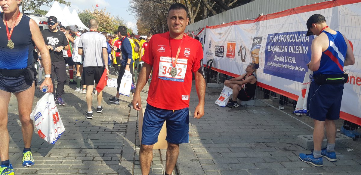 42 km.lik maraton savaşını kazandım.#maratonistanbul #koşistanbul #40yılınhatırına #runistanbul