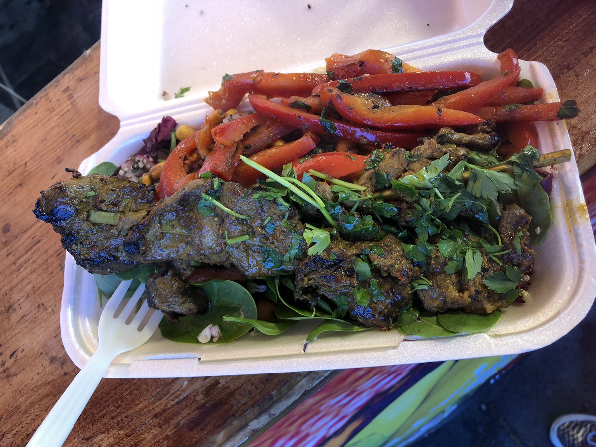 StTastes's tweet photo. Peruvian Streetfood @Peru_Sabor @StAFarmMarket @StAlbans_BID @RVparsonsknows @eatlife #grilledlambskewers #eatlife #gorgeousthingswelove #stalbanstastes #bloodybrilliant #delicious #getsomenow https://t.co/cTjohQkfvj