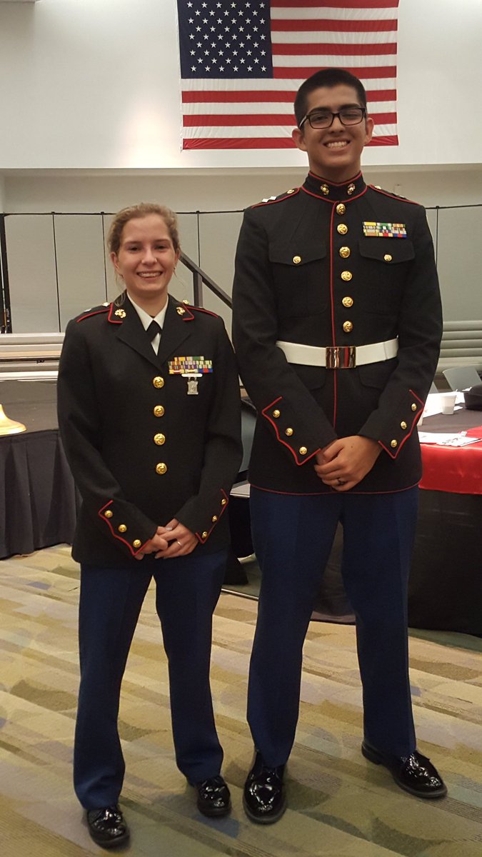ThsMCJROTCBoost's tweet photo. The cadets and families had a great time celebrating the 243rd Marine Corps birthday last night. Thank you to all who helped to make this happen. https://t.co/00NxYB97nS