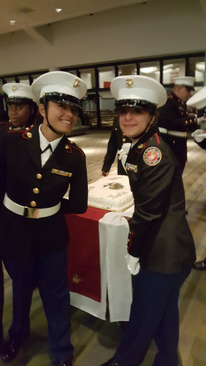 The cadets and families had a great time celebrating the 243rd Marine Corps birthday last night. Thank you to all who helped to make this happen.