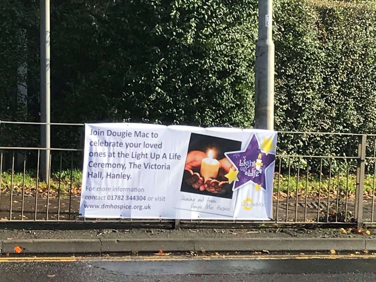 emilie_langston's tweet photo. On my way to a normal Sunday football match and look what I’ve found 😁 #LightUpALife2018 #Leek @DougieMacStoke #ceremony #TheVictoriaHall https://t.co/eCa25COXrt