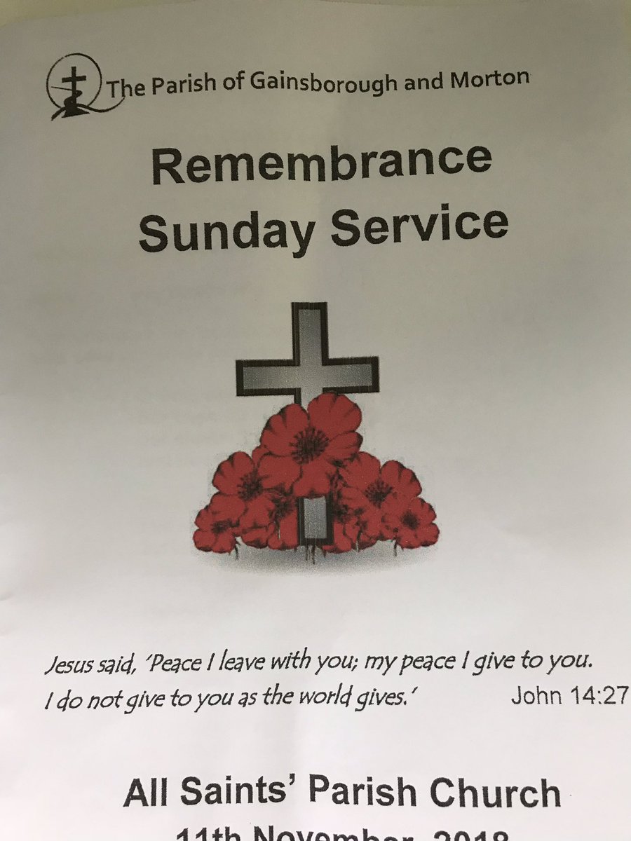CllrMattBoles's tweet photo. Pleased to have once again attended Gainsborough’s Remembrance Sunday service, honoured to have accompanied children from @thegainsacademy laying a wreath. Huge turnout from the town 👏👏
They gave their tomorrow for our today. We will remember them #Remember100 #leastweforget https://t.co/5G0kDOMOJg