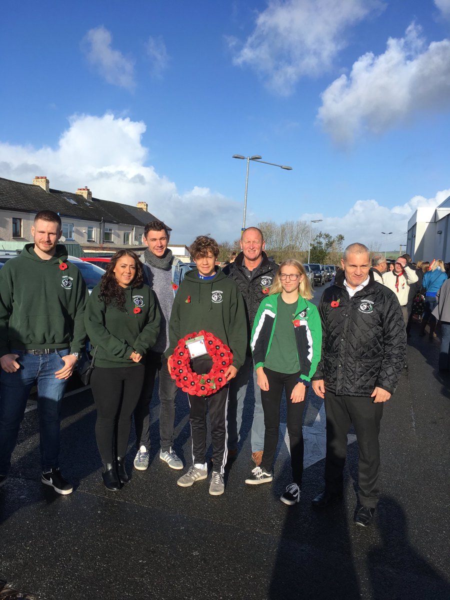 The Boxing Club is proud to have been involved in this years special remembrance service in the town #forthefallen