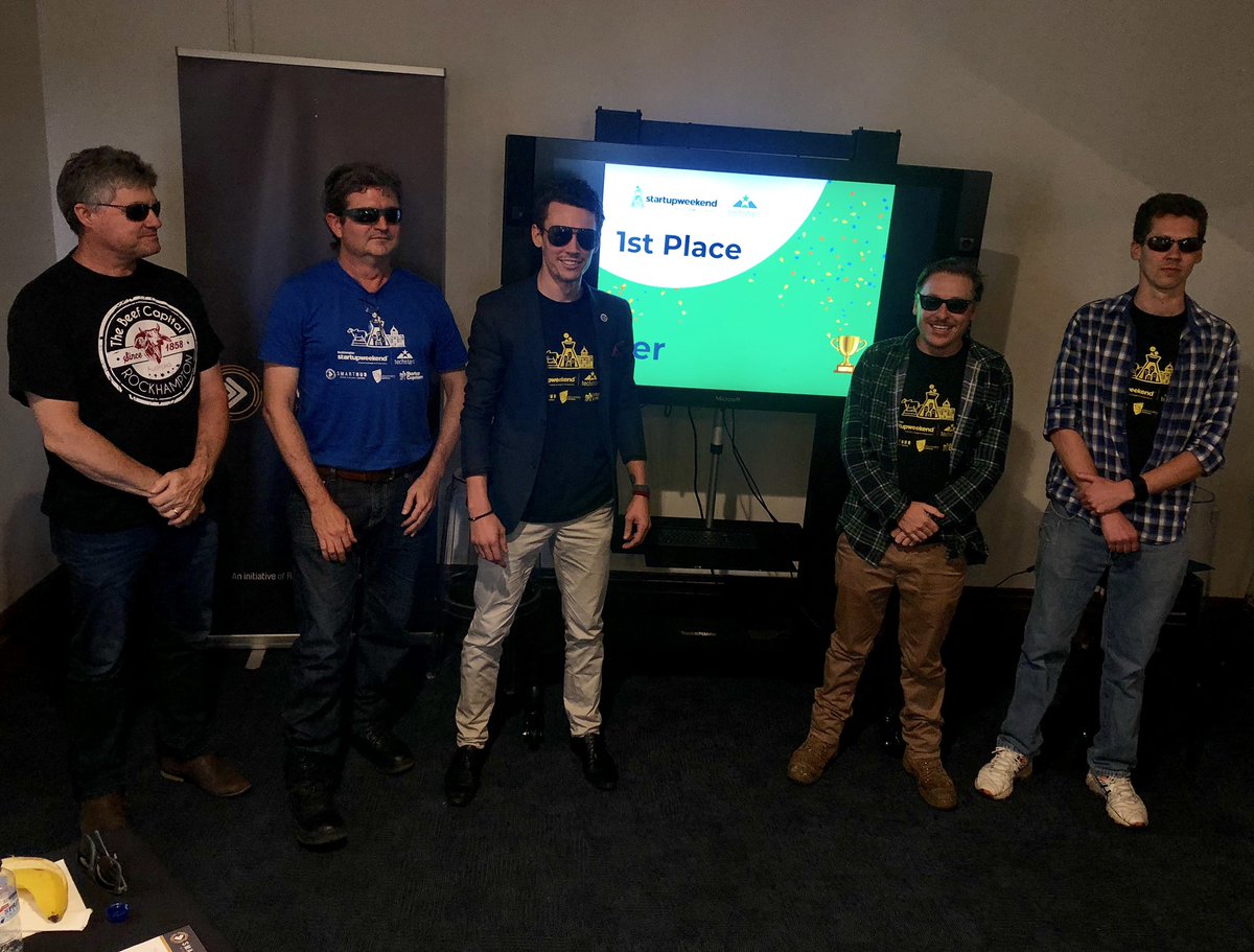 SmartHubRocky's tweet photo. Thatโs a wrap! A big shout out to our major sponsors @RRCouncil, @CQUni & Startup Capricorn,@techstars @StartupWeekend facilitator Nadine Saadi, @beachcity_life, mentors, judges and participants! We all enjoyed the journey of starting a business in a weekend. #SWRocky #TGSW2018 https://t.co/CcKEFBJFs9