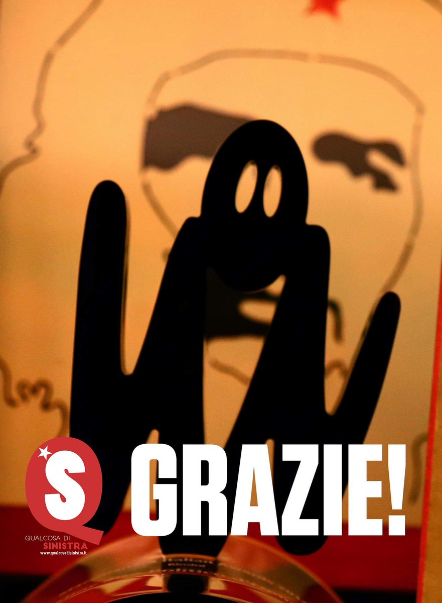 QdSinistra's tweet photo. Grazie a tutti! 💪 Siamo medaglia di bronzo ai #MIA18, nella categoria come miglior sito politico d'opinione (senza aver praticamente fatto campagna, il che significa che tantissimi di voi ci hanno spontaneamente votato)!

#GRAZIE! #11novembre #FDR18 https://t.co/o392yUd0a8