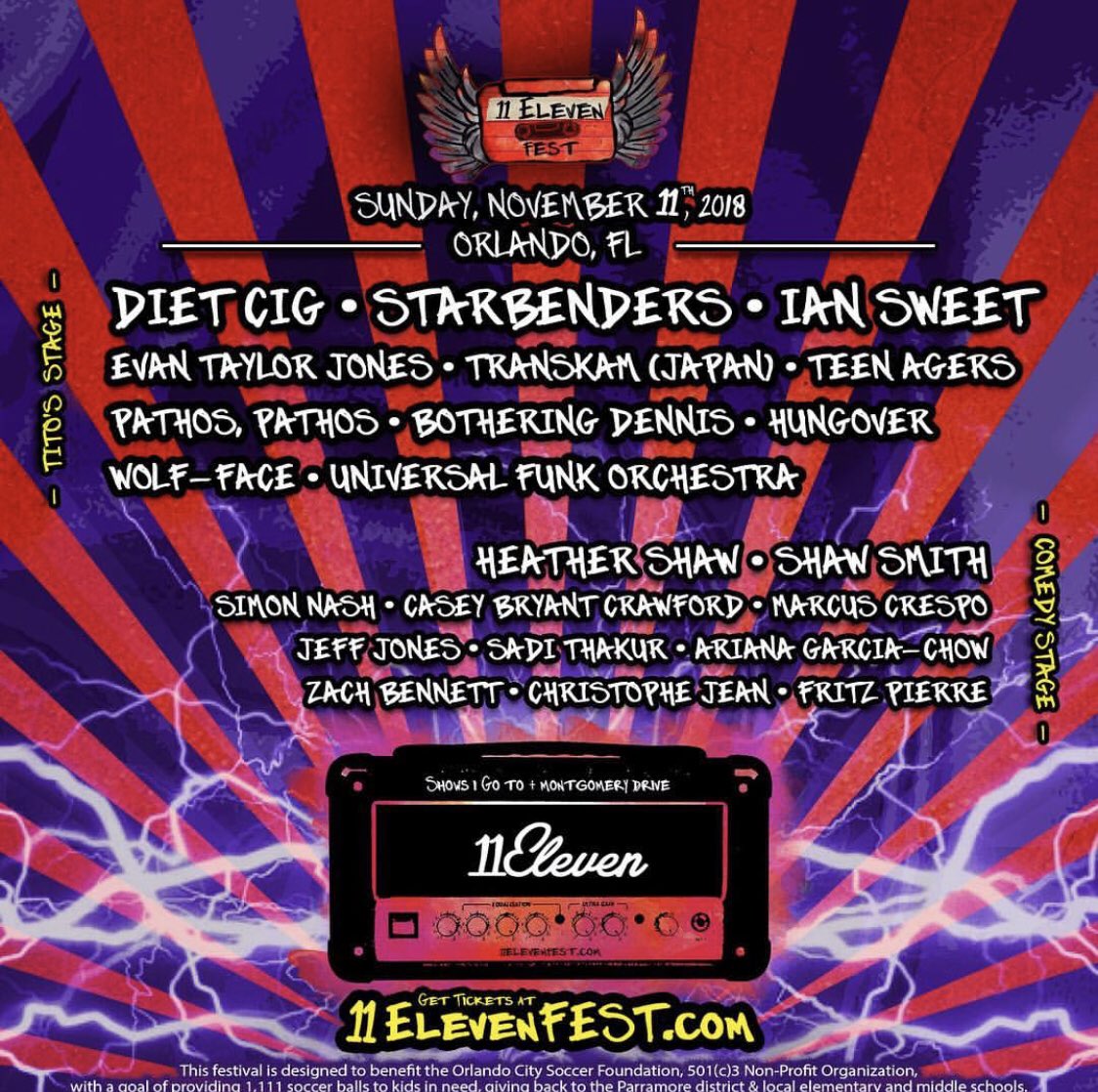 Today is the day!!
<a href="/11ElevenFEST/">11ElevenFEST</a> 👌✊🏽👏🏻👊

Catch your boy hosting this amazing event with loads of talented musicians, tasty beverages and tons of fun!!

Performing live with <a href="/UniversalFunkOr/">UniversalFunkOrcstra</a>  5:45 tonight!!

Presented by <a href="/ShowsIGoTo/">Shows I Go To</a> <a href="/MontgomeryDrive/">Montgomery Drive Presents</a>