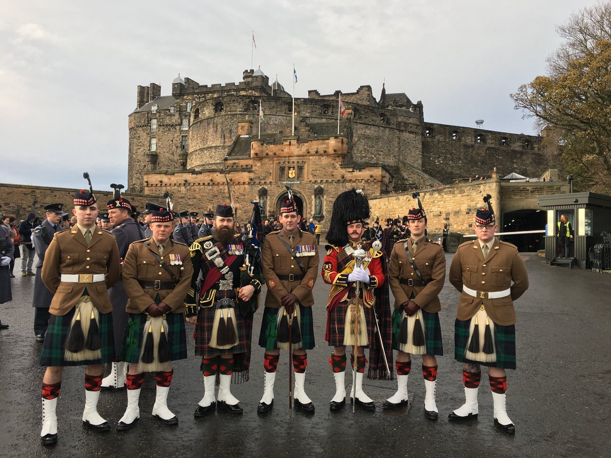 4 SCOTS Remember.  
The Battalion have returned home to draw out their friends and families to remember those who have fought and died for their country. 51 of our Antecedent Battalions fought in the Great War. 
We will remember them.