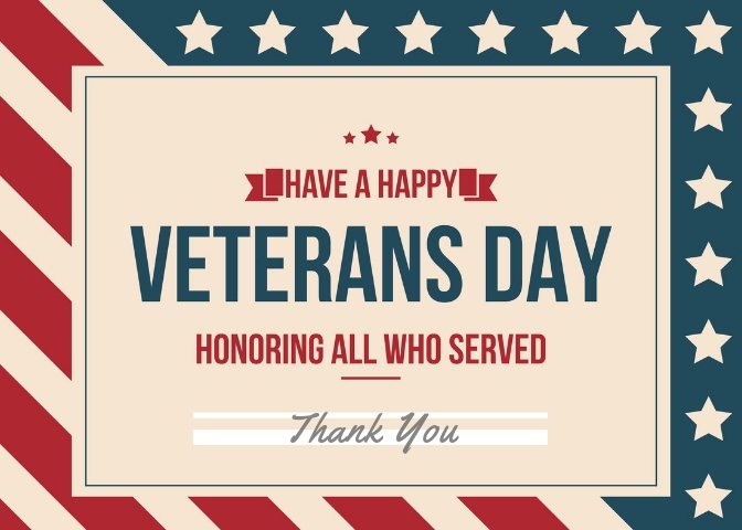 Happy #VeteransDay!