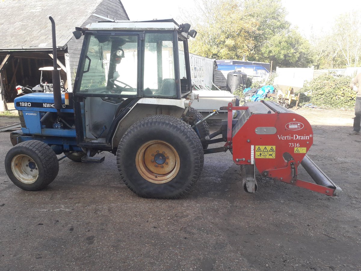 Qualified, and with over 20 years experience in using ground care machinary; brothers Duncan and Nick are the professionals for your vertidrain contract. Call for quotes and prices  01590 672137.