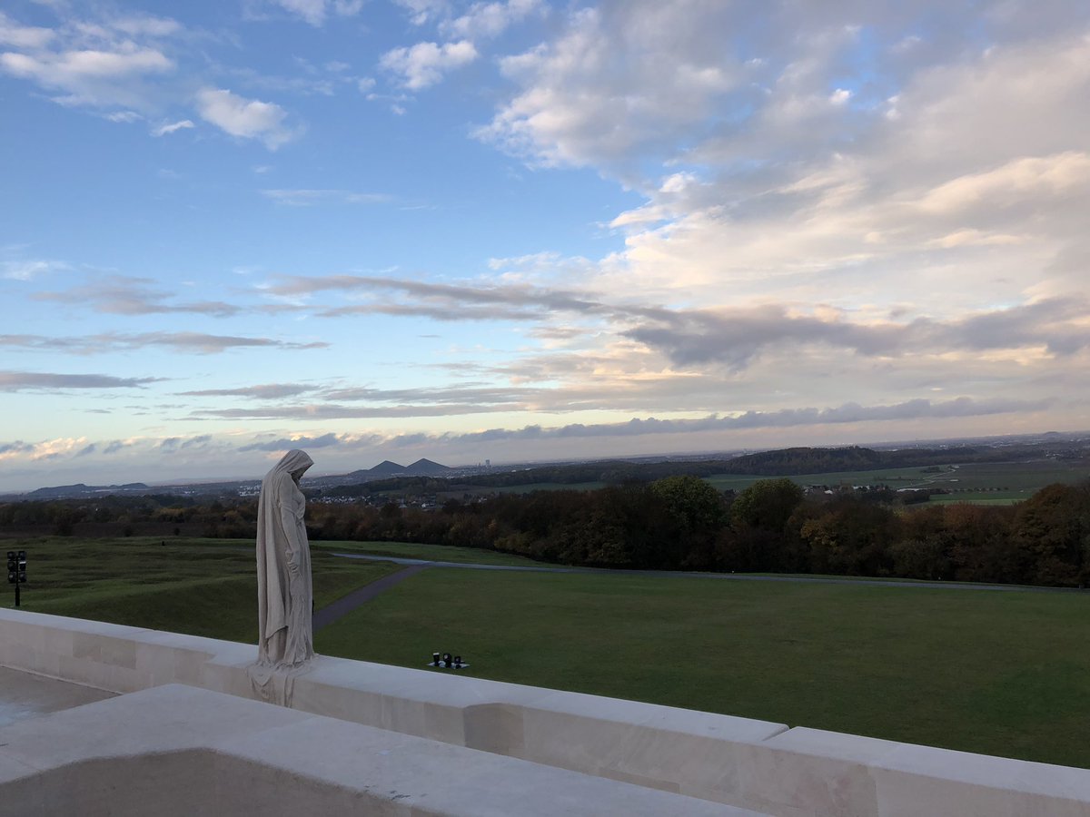 norton_pe's tweet photo. Final stop of the day for these guys at the impressive Vimy Ridge memorial #battlefields2018 #armistice100 #Peteacherontour2018 https://t.co/E3na1WJoT8