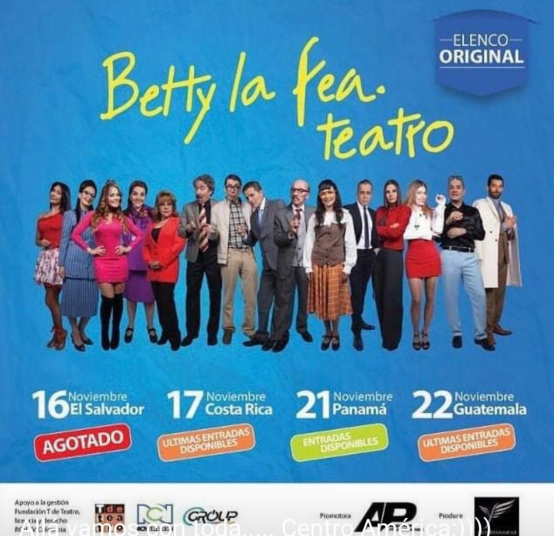 PilarFManager's tweet photo. Ya falta poco Centroamérica...  Los afortunados serán pocos, no te quedes sin tus boletos.  #ElSalvador  #CostaRica  #Panamá  #Gatemala https://t.co/lptakqbWOf