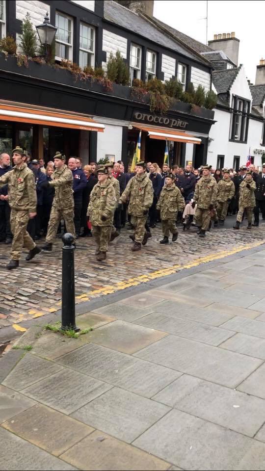 SQArmyCadets's tweet photo. Special mention to Cdt Cpl Kwiecinski who assisted the Ex-Serviceman’s Club as standard bearer and Cdt Noble Who laid our wreath.

“When you go home, Tell them of us and say,

“For your tomorrow, We gave our today.

@KohimaCoy 

#ThankYou100
#ACFRemembers
#24PlatoonRemembers https://t.co/WXXKO7WlsB