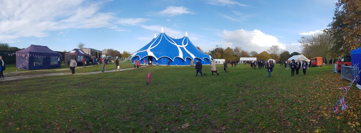 PoppyPromsPark's tweet photo. Lovely to see so many people enjoying #PoppyProms The living history exhibits are open until 3 and the performance is being thoroughly enjoyed by all. https://t.co/RPNqjIPPPX