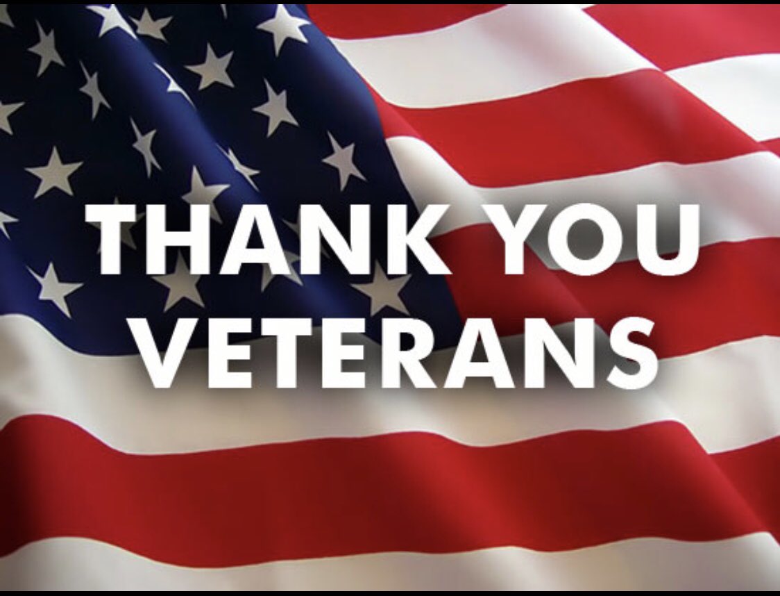 Thank you to the brave men and women who served. #GodBless #NeverForget  #VeteransDay2018