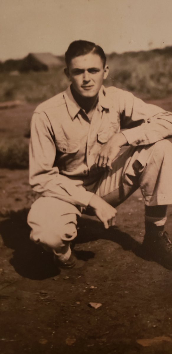 RuppeC's tweet photo. @foxandfriends My dad at Guadalcanal and Manilla.  He is 97 and is celebrating Veterans Day today. https://t.co/thfDOyiiUv