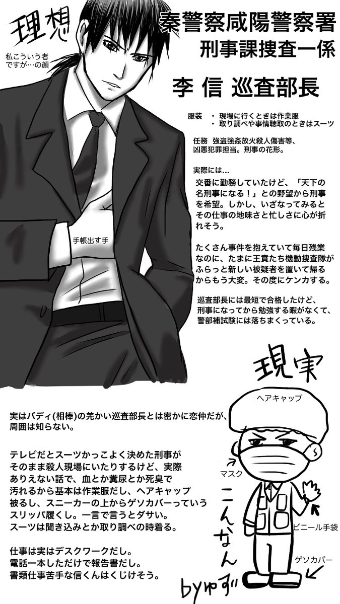 ユズ キングダムで警察パロ 信 王賁 蒙恬 羌瘣 信瘣 キングダム 腐 桓騎 桓信 T Co 4uzkj3zohd