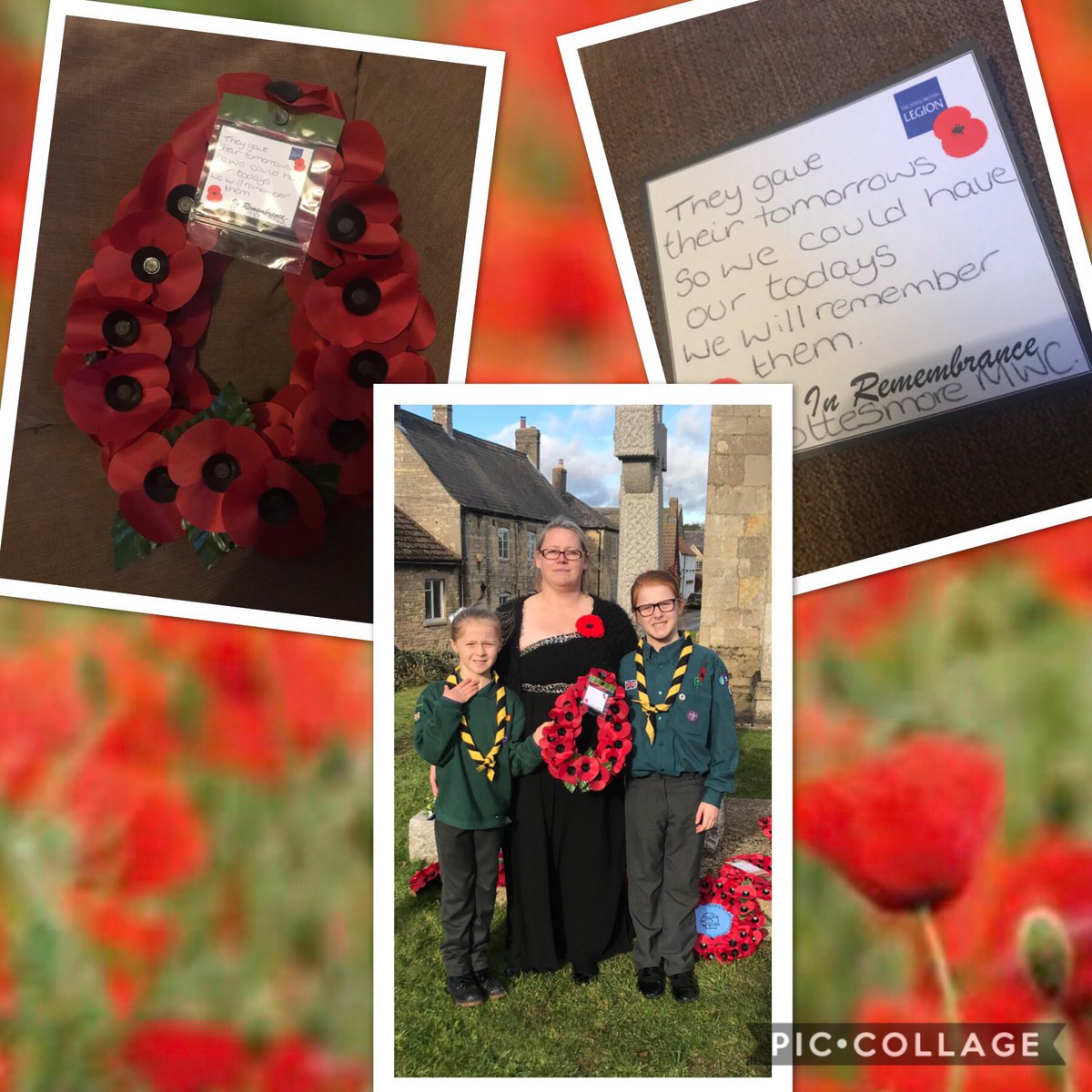 Today we had the honour on being asked to take part of South Witham remembrance service. With local Cub and Scout our Choir Lead laid a wreath to remember all those that gave their lives so we could live ours.
WE WILL REMEMBER THEM.