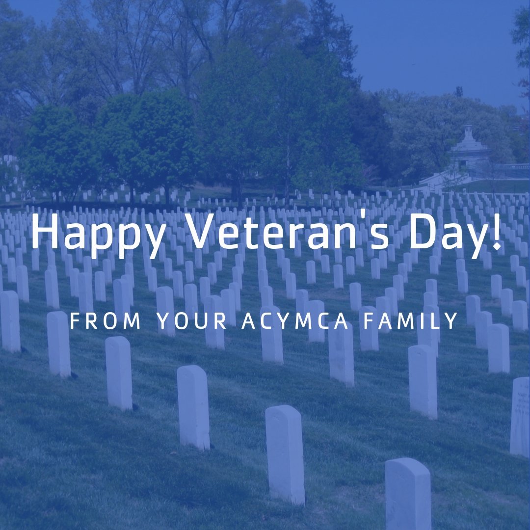 For years, the Y has provided services to the military, and Armed Services. The Y continues to support military members.  Today we stop to honor those who have served, and those who have sacrificed that we might know the freedom we enjoy.  Happy #VeteransDay from your #ACYMCA.