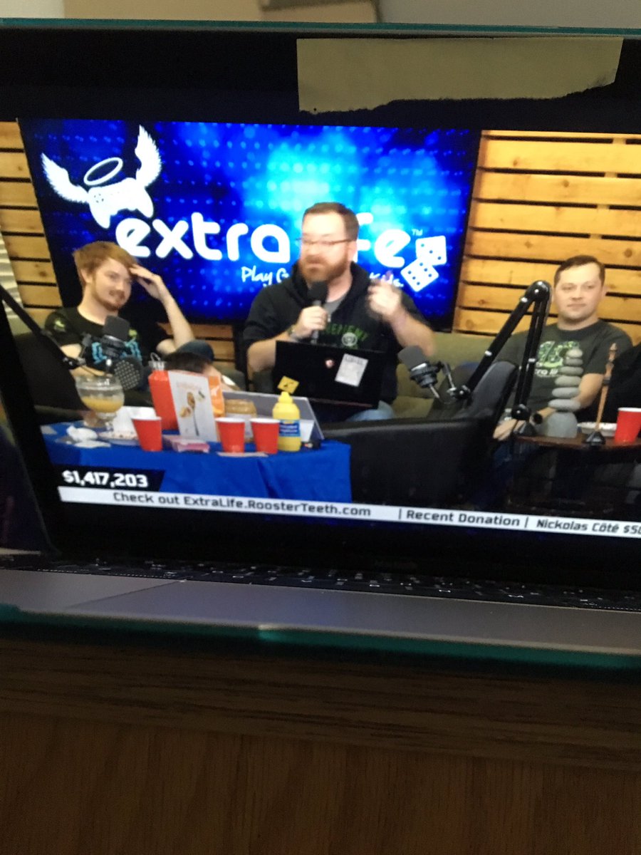 Gruszecki_Rach's tweet photo. Set an alarm just so I could be awake for my favorite part: @jack_p getting emotional about the overwhelming support. I’m very proud to be able to be part of this community ❤️ #RTExrtraLife https://t.co/XONC1S5Pmz