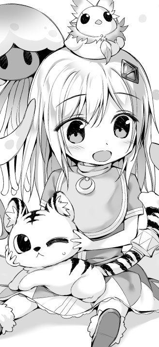 神獣ちゃん5巻 11/20発売予定です。おっぱいも描いたけど小さい女の子も描いた気がする https://t.co/ITcxmMogwq 