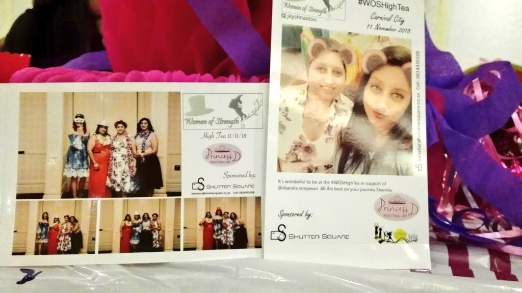 Shutter_Square's tweet photo. Today we are at the #WOSHighTea supporting @RamjawanShamila ... What an amazing event at Carnival City... Hope you have enjoyed the #PhotoBooth and #Hash tag printing and our instant print service today! https://t.co/A3wFiobN8l