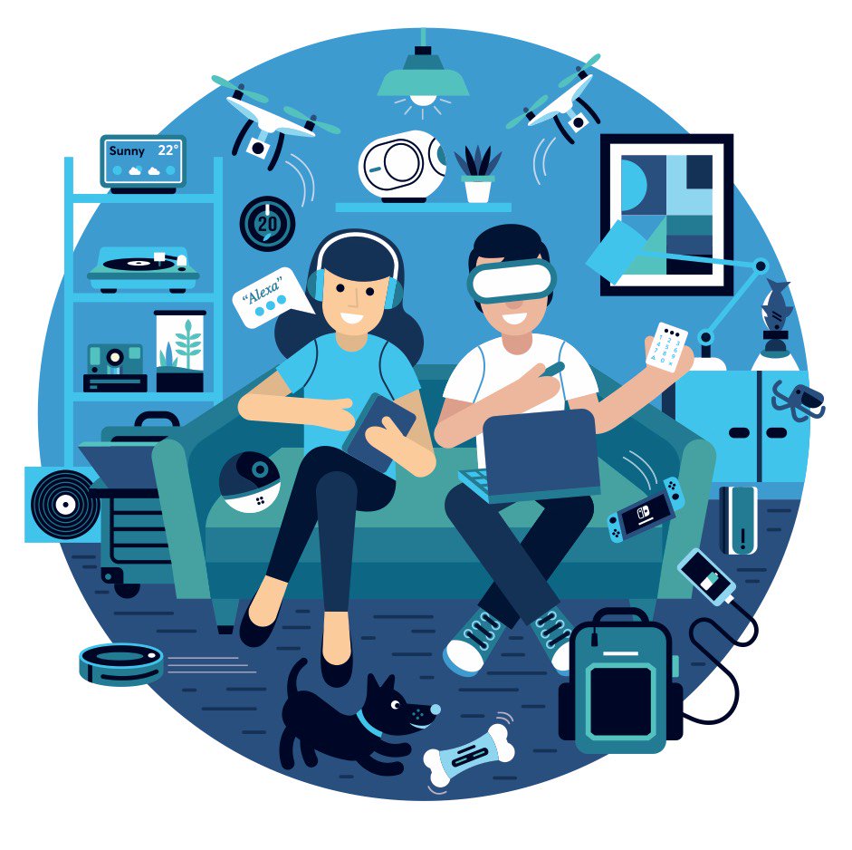 _illustrationX's tweet photo. Technology &amp; Gadgets - The weekend The Sunday Telegraph @Telegraph featured this cover illustration by #GregStraight #graphic #technology #gadgets #engaging #illustration #magazine #people #artist #creativity https://t.co/Z3kB4ihpH4 https://t.co/TEJmLE1JnJ