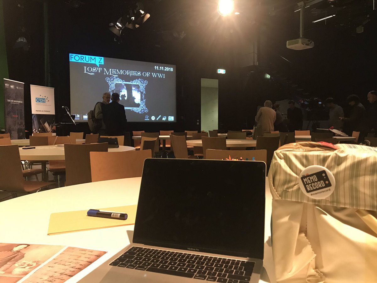 alucchesi's tweet photo. Getting ready for the #ForumZ #LostMemoriesWW1 at @cna_luxembourg #memorecord https://t.co/N7FpxjbAzw
