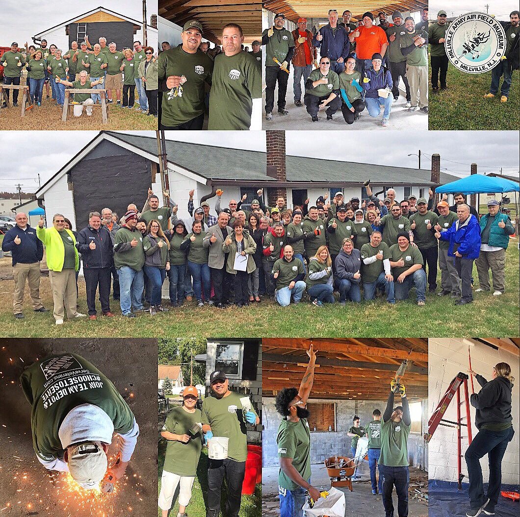 Volunteers are the only human beings on the face of the earth who reflect this nation’s compassion, unselfish caring, patience, and just plain loving one another. I'm so proud to be a part of an amazing company that gives back to our community by living our values everyday! #D233