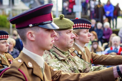 BODRemembers's tweet photo. We were moved to see 100’s from our community attending the service this morning. “When you go home tell them of us and say, for your tomorrow we gave our today”. https://t.co/GDGFcjZlu5