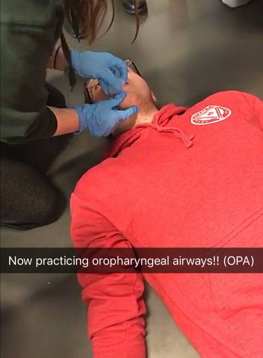 TrentEmergency's tweet photo. Our responders are getting some real hands-on practice this weekend during the EMR course! During Day 2, NPAs and OPAs were practiced on each other, definitely the best way to learn! They also practiced using the BVM on one another during Day 1! https://t.co/PlB5e2lcxr