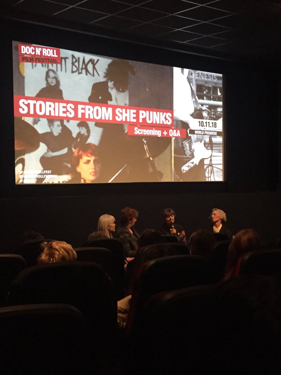 McCookerybook's tweet photo. Big, big thanks to everyone who came to the #shepunks screening last night and to @docnrollfest for screening our dΓ©but π https://t.co/kqJFfSbO6l