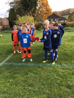 U10 blue and Rotherham Town this morning #100years #RemebranceDay #WeWillRememberThem