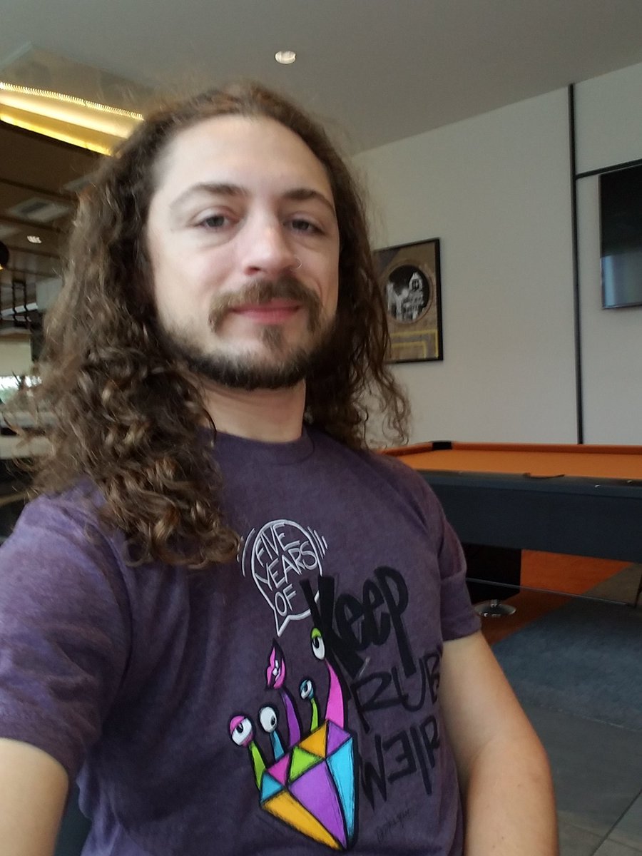 avdi's tweet image. Shout out to @keeprubyweird for giving me what may be the most comfortable t-shirt I have ever worn