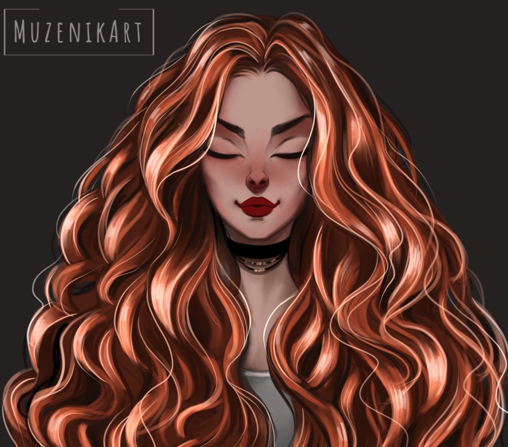Curly Hair Painting .br