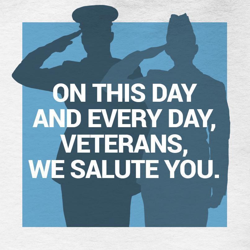 PepsiCo's tweet photo. To our #vets, #military, and their families: we salute you. Thank you for your service. #VeteransDay https://t.co/Ytxn95nK1i