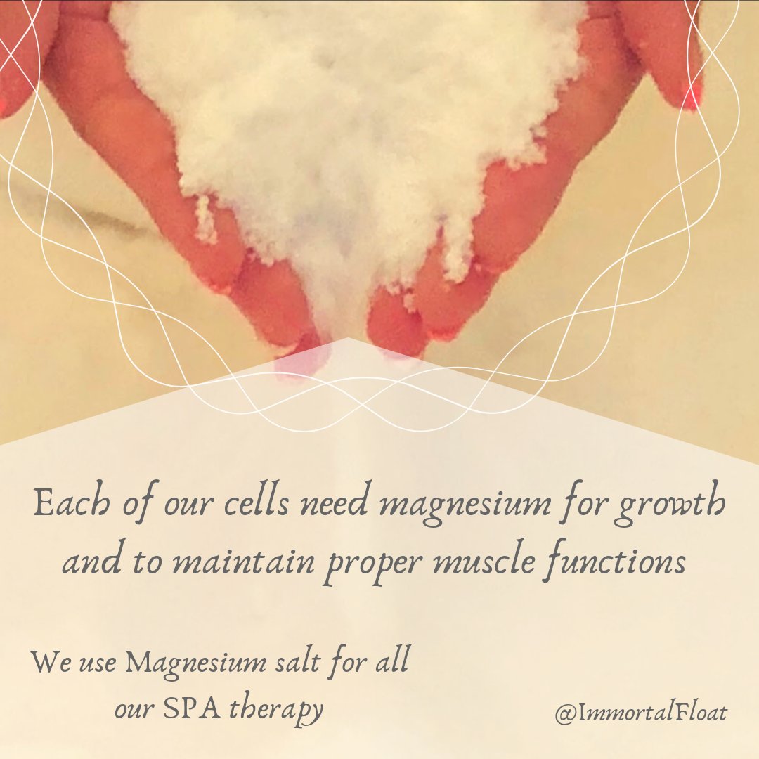 FloatImmortal's tweet image. We use Powerful Magnesium for all salt service in our center. 
♥️Float♥️Salt Bed♥️Salt Room♥️

immortalfloat.com
Address: 2078C El Camino Real, Santa Clara, CA, 95050
Phone: 408-930-6696
#salt #campbell#floattherapy  #spa#rejuvenation#energy  #SantaClara #love#relax