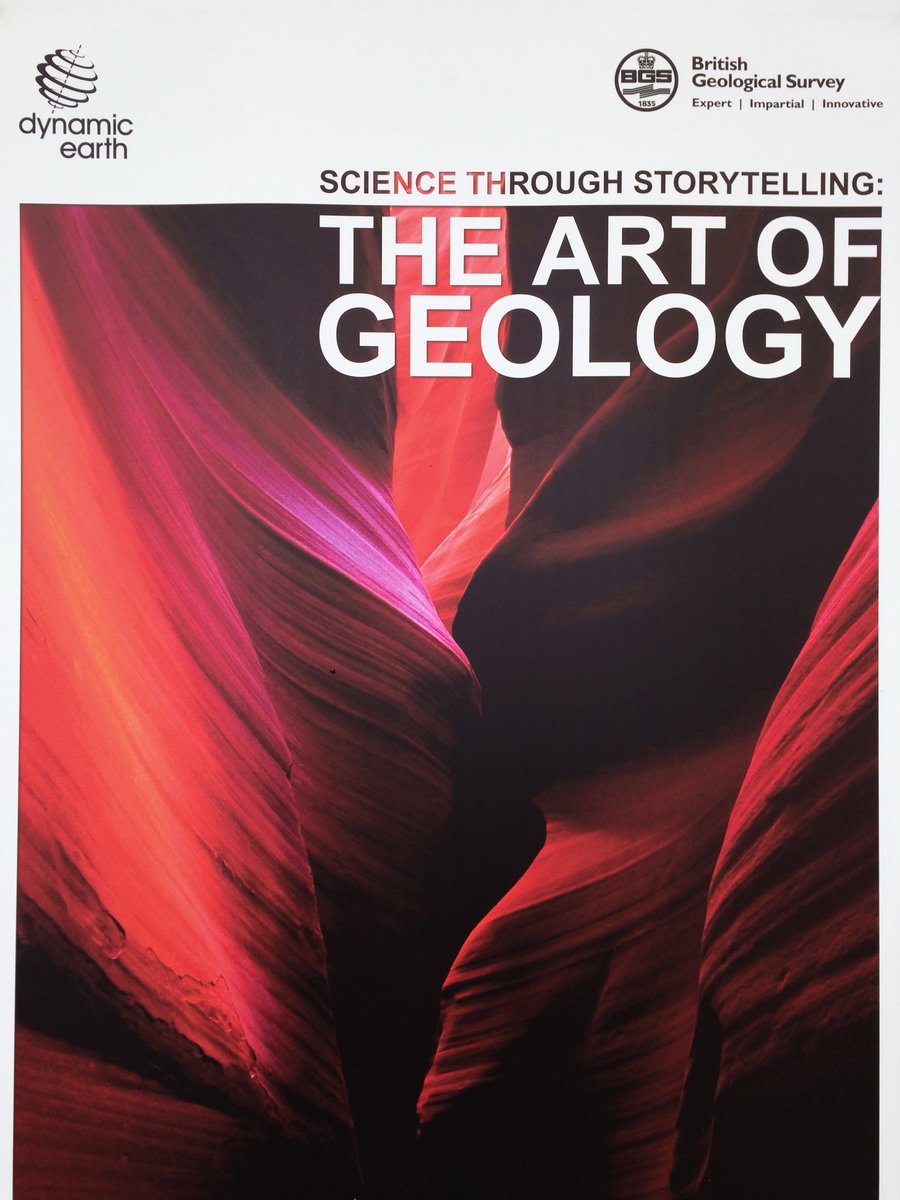 pretty_sciences's tweet photo. We’re visiting this amazing exposition featuring the lovely works of fellow artistic geologists! If you’re in Edinburgh, come to @ourdynamicearth and see The art of geology! https://t.co/t1wGxDu95a