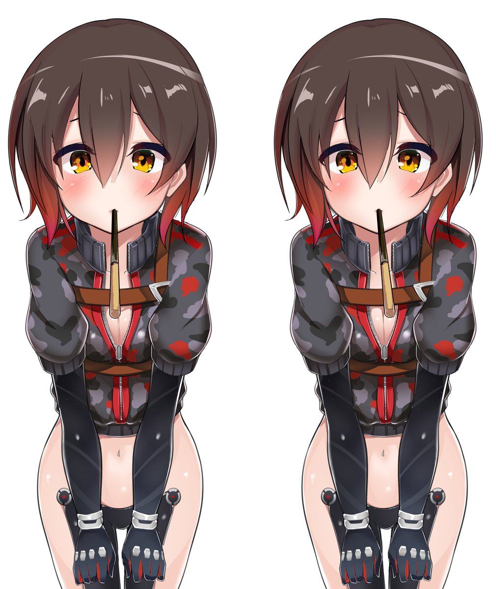 里人b ロボ子さんとポッキーゲームする立体視絵描いた ポッキーの日 ロボ子art 里人b ロボ子さんとポッキーゲームする立体視絵描いた ポッキーの日 ロボ子art